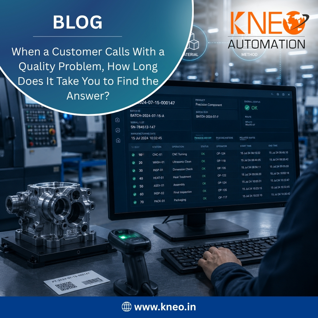 When a Customer Calls With a Quality Problem, How Long Does It Take You to Find the Answer?