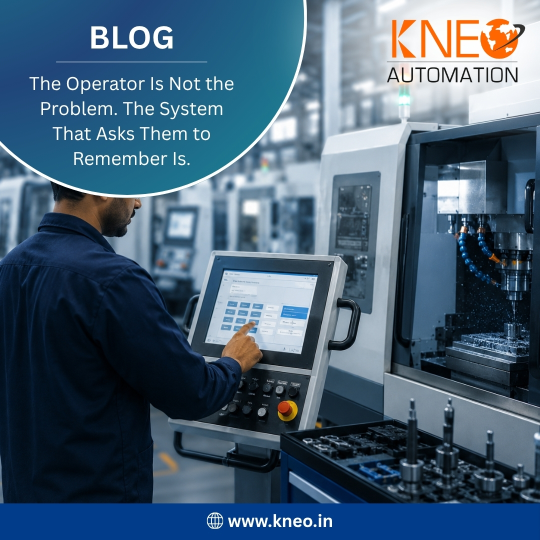 The Operator Is Not the Problem. The System That Asks Them to Remember Is.