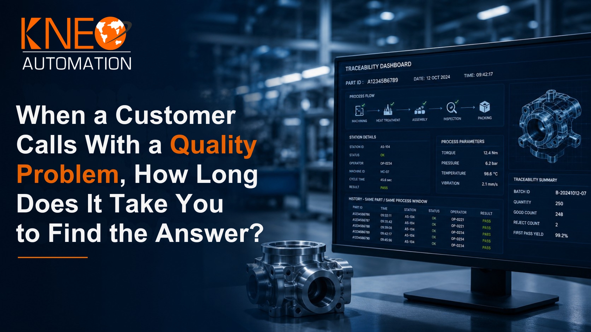 When a Customer Calls With a Quality Problem, How Long Does It Take You to Find the Answer?
