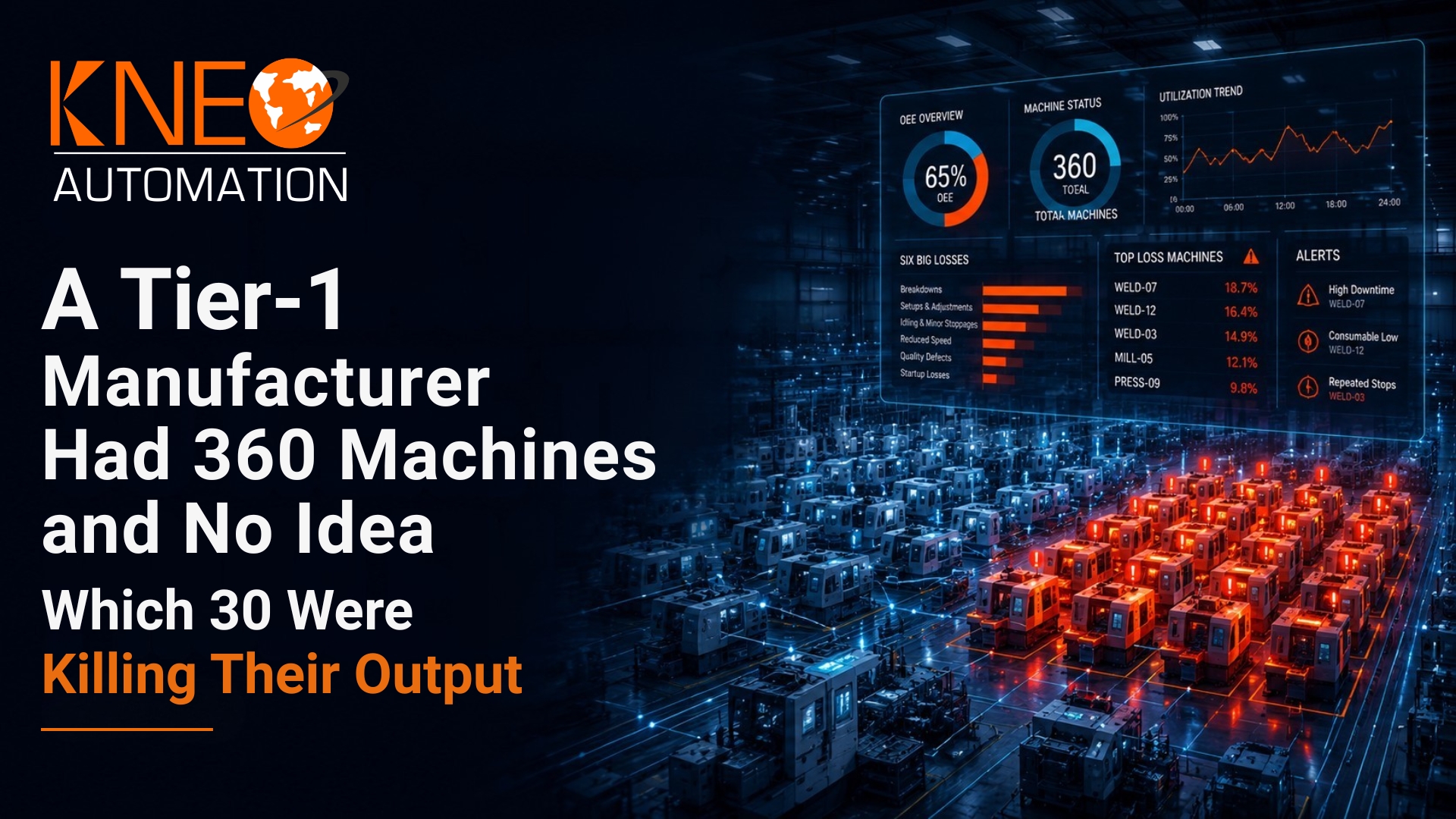A Tier-1 Manufacturer Had 360 Machines and No Idea Which 30 Were Killing Their Output