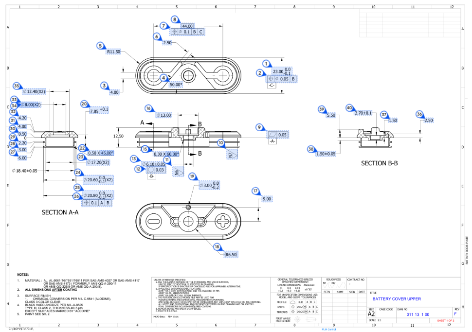 Auto Ballooning Software Demo Drawing